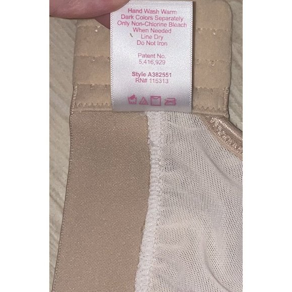 Breezies A382551 Lace Overlay Bralette Lined Wire Free Womens S Small Beige - Picture 7 of 7